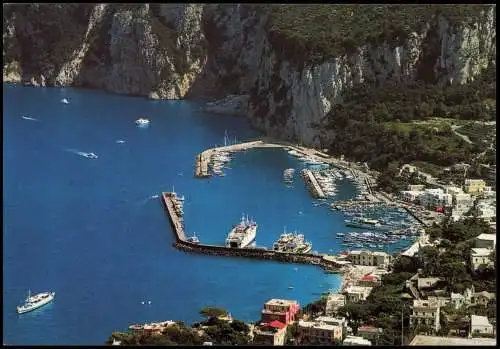 Cartoline Capri CAPRI MARINA GRANDE Panorama General view 1980