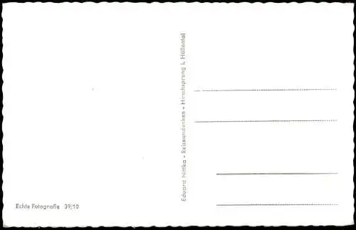 Hirschsprung-Breitnau Höllental Schwarzwald (Mehrbildkarte div. Ansichten) 1955