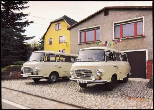 Ansichtskarte  Verkehr KFZ: Auto Barkas B 1000 KB Köthensdorf 2012