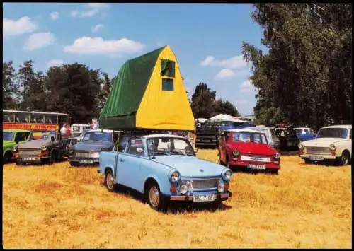 Verkehr KFZ Auto Trabant 601 Limousine Autodachzelt Dresden Cossebaude 2018