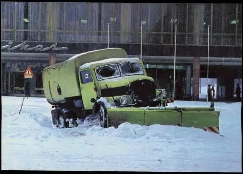 Zentrum Chemnitz IFA S 4000-1 Kehrmaschine Straße der Nationen 1963/2008