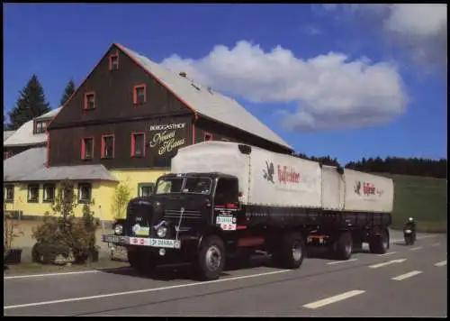 KFZ LKW Lastkraftwagen IFA H 6 und Anhänger HL 80 Wiewald Oberwiesenthal 2021