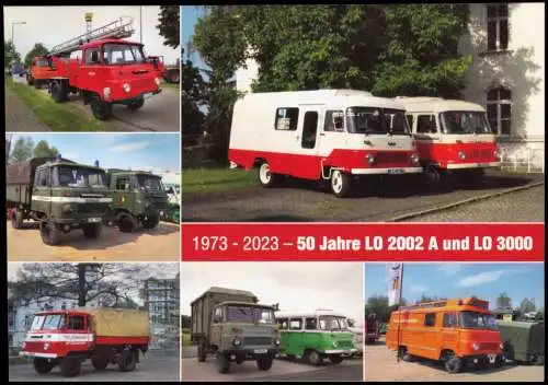 KFZ LKW Lastkraftwagen 50 Jahre LO 2002 A LO 3000 Hartmannsdorf 2023