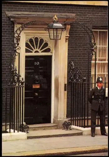 Postcard London N° 10 Downing Street. 2002