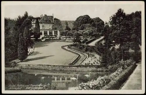 Ansichtskarte Bad Salzuflen Staatl. Kaffee und Fremdenheim Schwaghof 1930