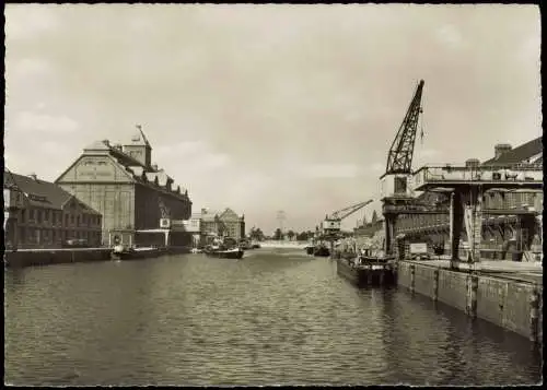 Ansichtskarte Moabit-Berlin Westhafen - Fotokarte 1968