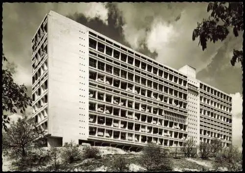 Ansichtskarte Charlottenburg-Berlin Corbusier-Hochhaus - Fotokarte 1968