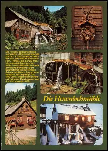 .Baden-Württemberg Die Hexenlochmühle im Schwarzwald (Mittelgebirge) 1980