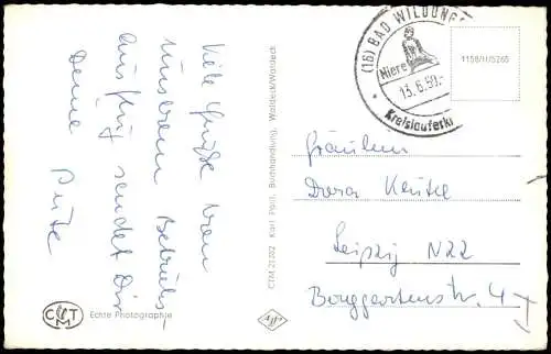 Ansichtskarte Waldeck (am Edersee) Edertalsperre 1959