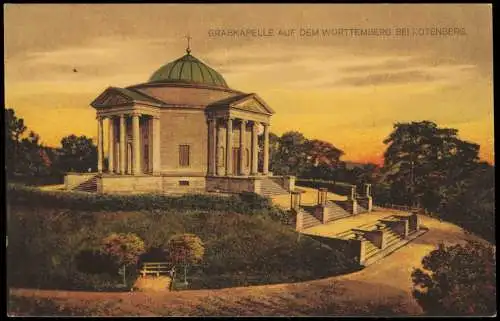 Rotenberg-Stuttgart Garbkapelle auf dem Württemberg Rotenberg 1921