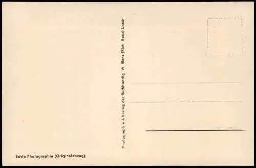 Ansichtskarte Bad Urach Partie am Schloß 1930