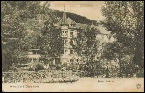 Ansichtskarte Bad Ditzenbach Neues Kurhaus 1905