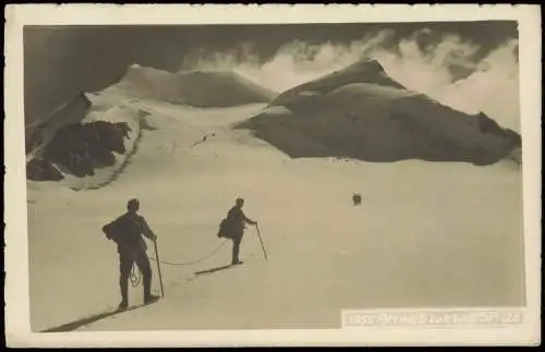 St. Leonhard im Pitztal Wildspitze - Ötztaler Alpen Bergsteiger Fotokarte 1928