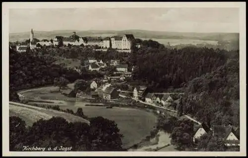 Ansichtskarte Kirchberg an der Jagst Blick auf die Stadt 1940