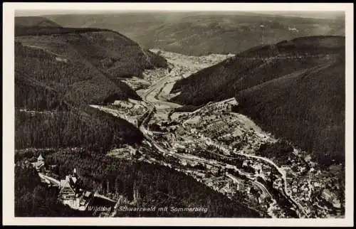 Ansichtskarte Bad Wildbad Luftbild Luftaufnahme 1940