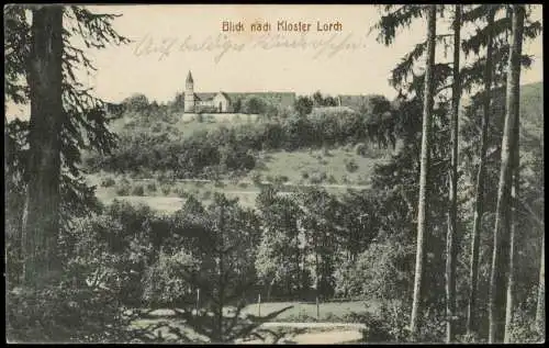 Ansichtskarte Lorch Blick nach Kloster Lorch 1926