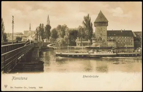 Ansichtskarte Konstanz Dampfer 1905