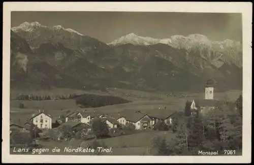 Ansichtskarte Lans Tirol Blick auf die Stadt - Fotokarte 1932