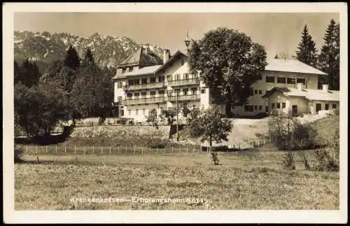 Ansichtskarte Kössen (Tirol) Krankenkassen Erholungsheim 1953