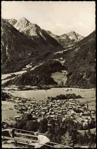 Bad Oberdorf Allgäu-Bad Hindelang Blick von der Jochstraße 1966