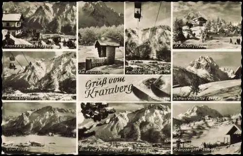 Ansichtskarte Kranzberg Mehrbild AK Winter 1965