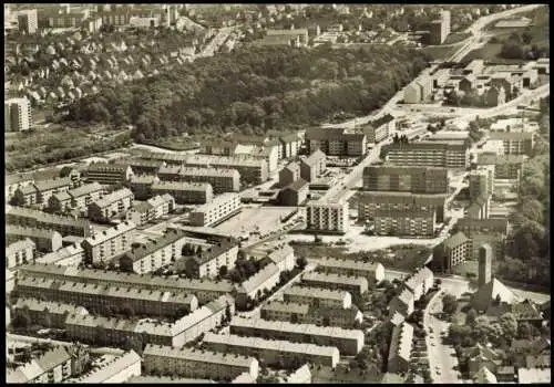 Ansichtskarte Stöcken-Hannover Luftbild Neubauten 1963