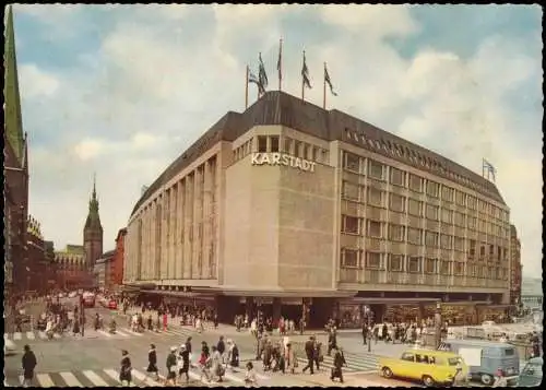 Ansichtskarte Altstadt-Hamburg Mönckebergstraße KARSTADT 1978