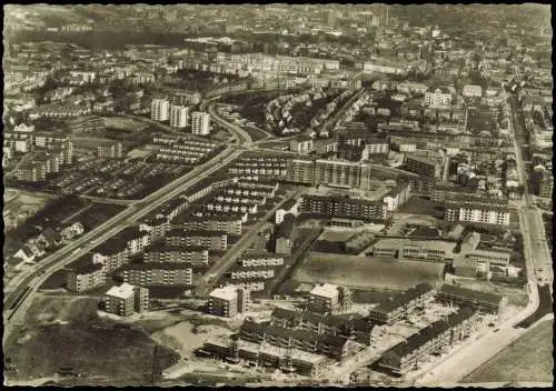 Ansichtskarte Harburg-Hamburg Luftbild Neubaugebiet 1965