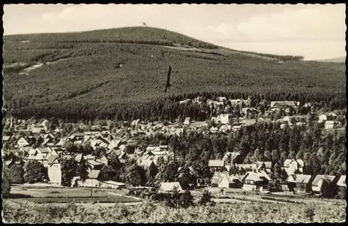 Ansichtskarte Braunlage Stadtpartie - Der Adamsblick 1964