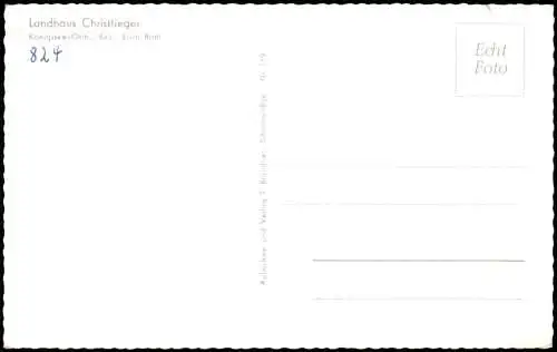Ansichtskarte Königssee-Schönau am Königssee Landhaus Christlieger 1963