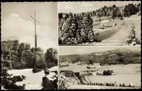 Neureichenau 3 Bild Dreisesselberg Bayerischer Wald Winter AK 1963