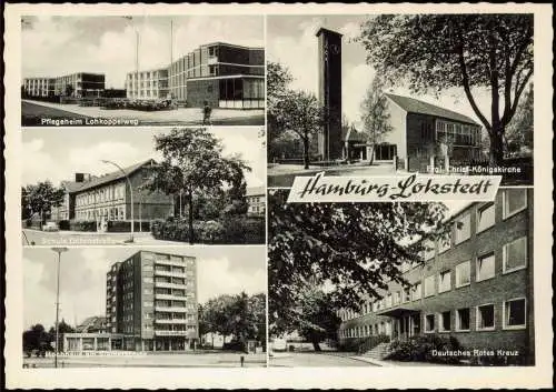 Lokstedt-Hamburg MB Schule Döhrnstraße Hochhaus am Siemersplatz 1968