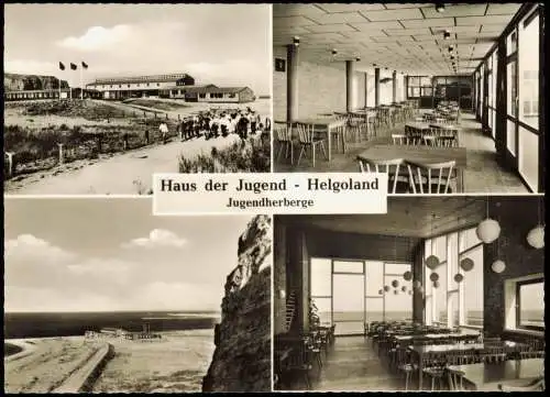 Ansichtskarte Helgoland (Insel) Haus der Jugend 4 Bild 1964