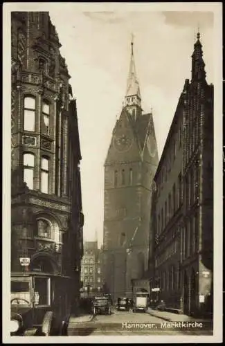 Ansichtskarte Hannover Marktkirche Rats-Apotheke 1934