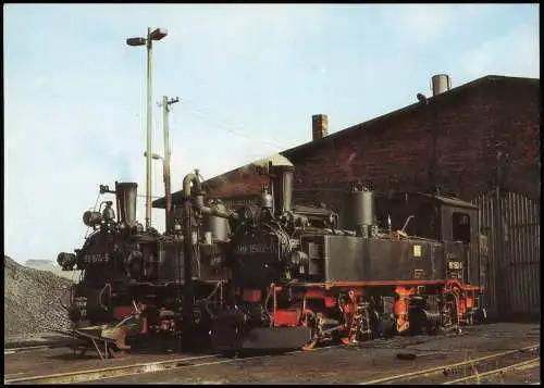 Mügeln Dampflokomotive Schmalspurbahn (750 mm) Oschatz Kemmlitz 1976