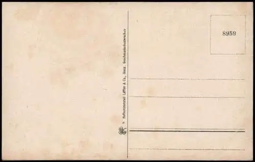 Ansichtskarte Bad Brambach Partie an der Radiumquelle 1914