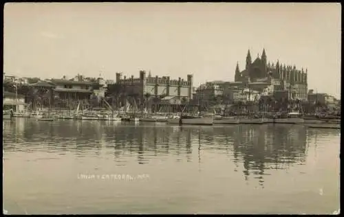 Postales Palma ( de Mallorca) Lonja y Catedral - Fotokarte 1932