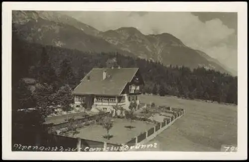 Ansichtskarte Innsbruck Canisiusbrünnl Alpengasthaus Rum 1932