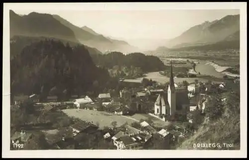 Ansichtskarte Brixlegg Stadtpartie - Fotokarte 1928