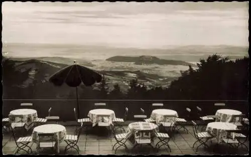 Ansichtskarte Freiburg im Breisgau Berghotel H. Sauerer - Terrasse 1963