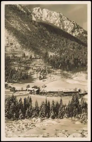 Ansichtskarte Schliersee Josefstal - Häuser im Winter 1940