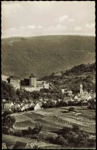 Ansichtskarte Rieneck Blick auf die Stadt 1963