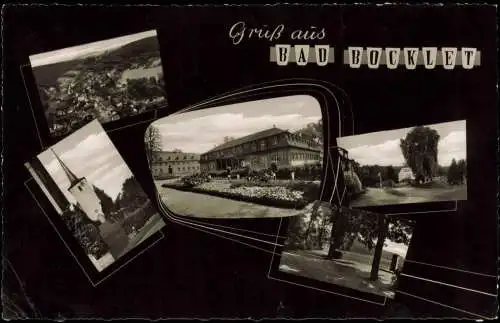 Ansichtskarte Bad Bocklet Stadtansichten 1959 Landpoststempel über Kissingen