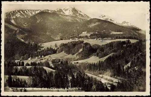 Ansichtskarte Hochfelln Blick auf Kloser Maria Eck Chiemgau Hochfelln 1956