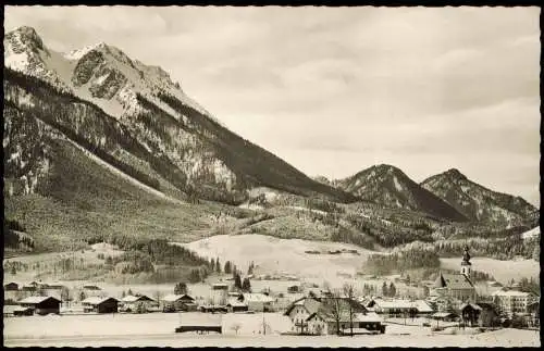 Ansichtskarte Inzell / Obb. Blick zum Rauschberg 1961