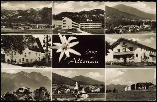 Ansichtskarte Oberammergau ALTENAU bei Oberammergau (Mehrbildkarte) 1964