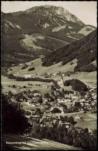 Ansichtskarte Ruhpolding Panorama-Ansicht mit Hochfelln 1950