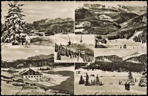 Winklmoos-Alm-Reit im Winkl Mehrbild-AK mit Umland-Ansichten 1960