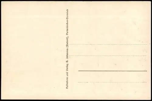 Ansichtskarte Garmisch-Partenkirchen Almwirtschaft Hanneslebauer Graseck 1931