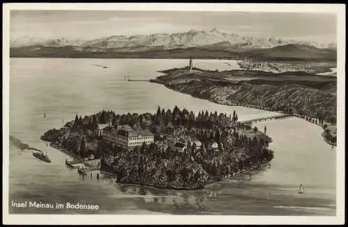 Ansichtskarte Insel Mainau-Konstanz Insel Mainau im Bodensee 1941